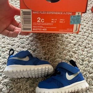 Nike Kids Sneakers - Blue and White